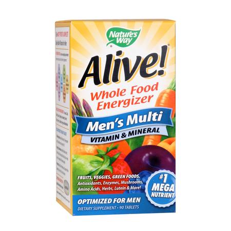 Alive!, Men's Multi - 90 tablets