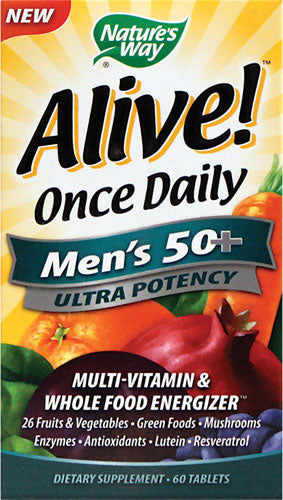 Alive!, Once Daily Men's 50 plus - 60 tablets