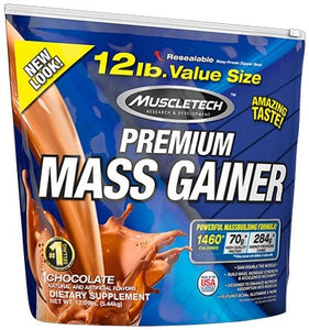 100% Premium Mass Gainer, Chocolate - 5440 grams